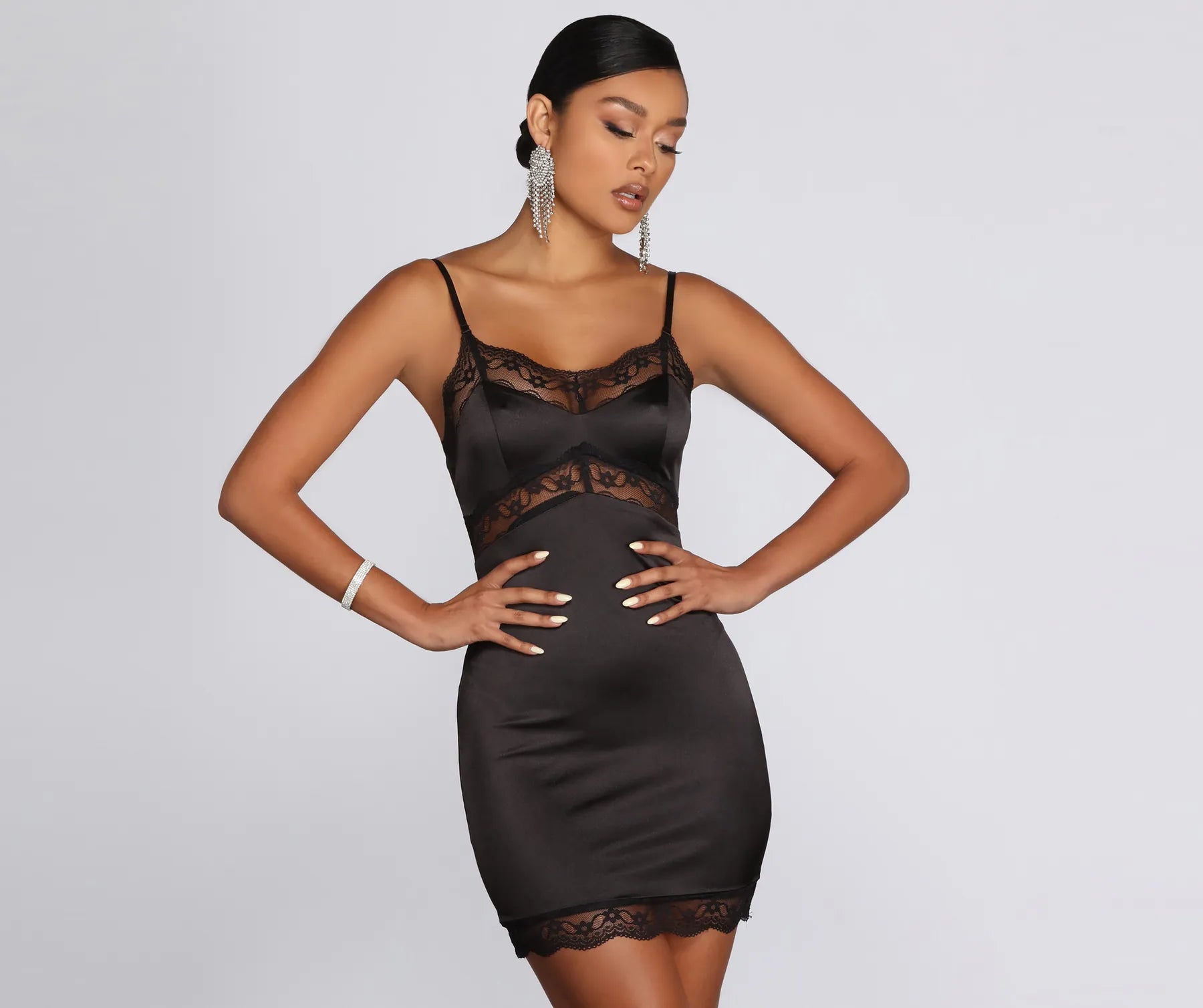 Mini dresses with bow accents for a sweet look Effortlessly Sexy Mini Dress