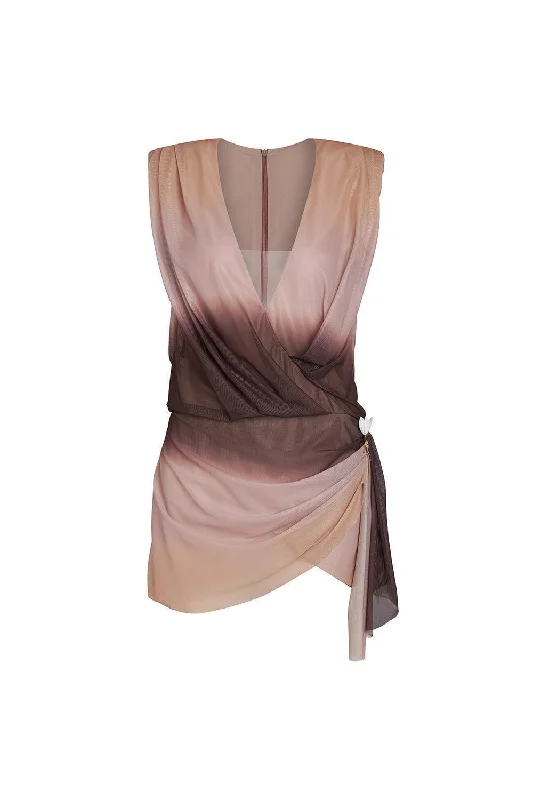 Velvet Casual Dresses for a Luxurious Look Aguilar Wrap Sleeveless Mesh Spandex Mini Dress Velvet Casual Dresses for a Luxurious Look Aguilar Wrap Sleeveless Mesh Spandex Mini Dress