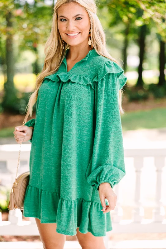 DIY - Inspired Casual Dresses with Customizable Elements All That You Are Kelly Green Babydoll Dress DIY - Inspired Casual Dresses with Customizable Elements All That You Are Kelly Green Babydoll Dress