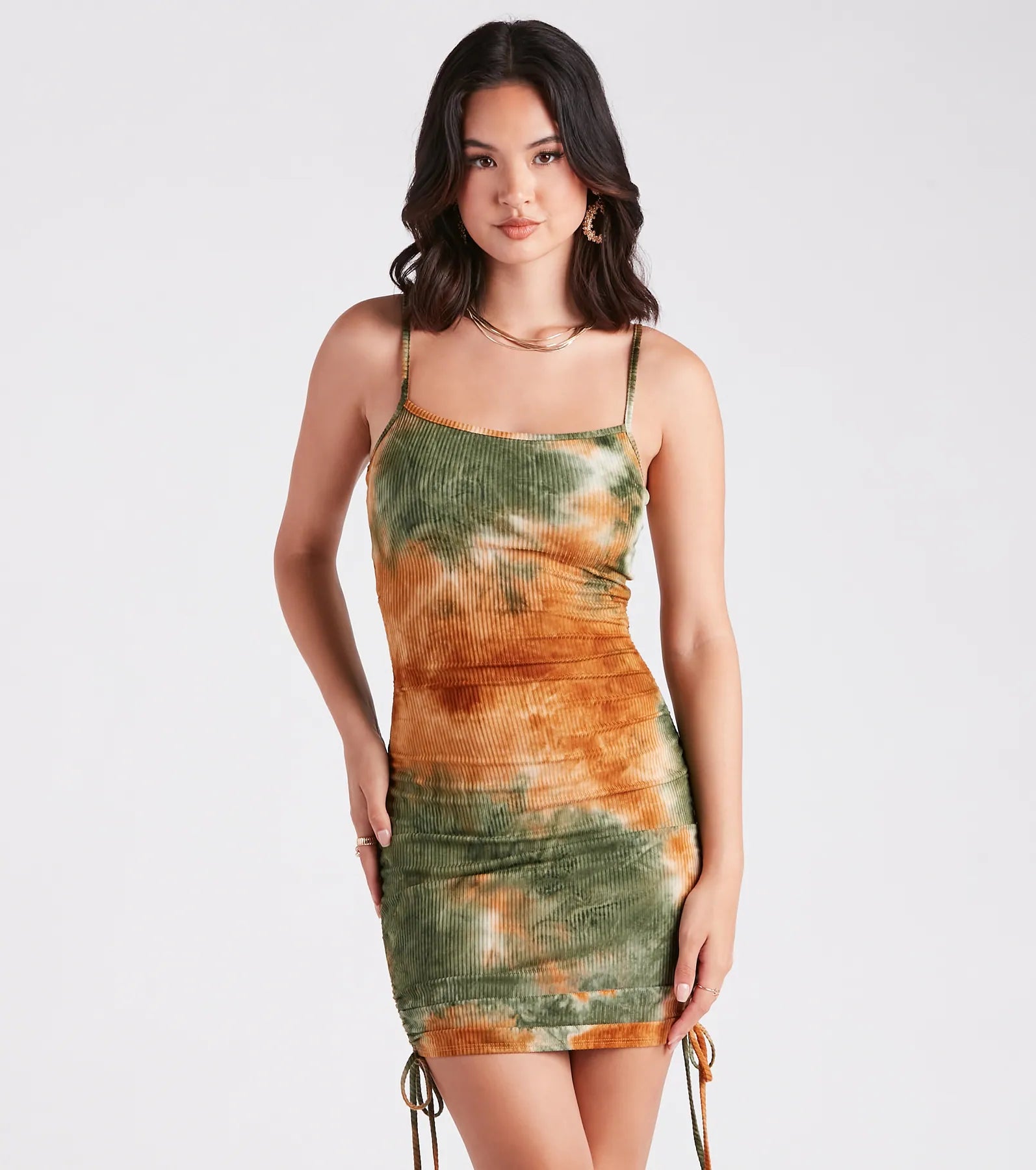 Crochet Casual Dresses for a Handmade Appeal​ Finders Keepers Tie Dye Mini Dress