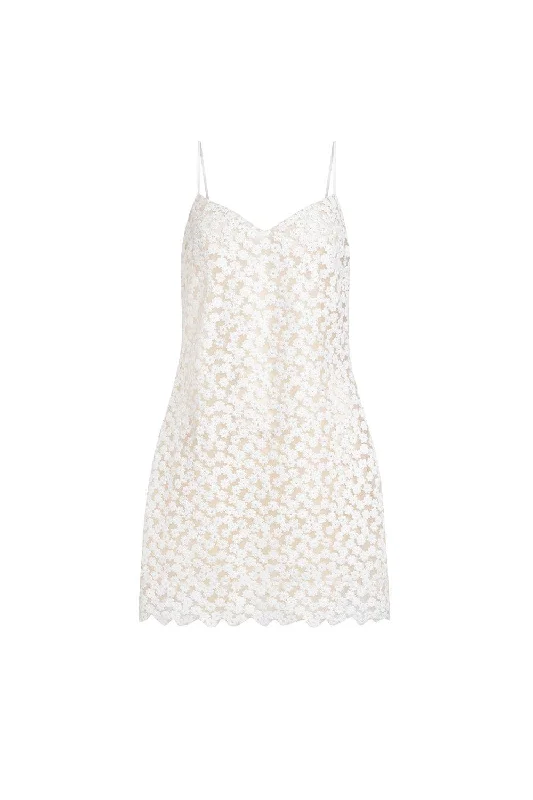 Sleep - Wear Inspired Casual Dresses for a Cozy Feel Porter Trapezoid Spaghetti Strap Lace Mini Dress Sleep - Wear Inspired Casual Dresses for a Cozy Feel Porter Trapezoid Spaghetti Strap Lace Mini Dress