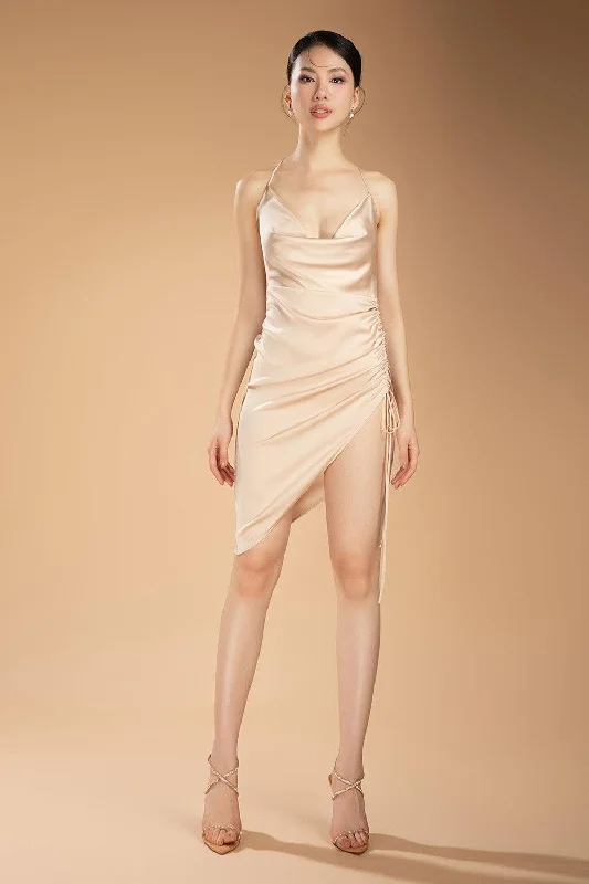 Organic Cotton Casual Dresses for a Natural Choice Greyson Bodycon Asymmetric Silk Blend Knee-length Dress Organic Cotton Casual Dresses for a Natural Choice Greyson Bodycon Asymmetric Silk Blend Knee-length Dress