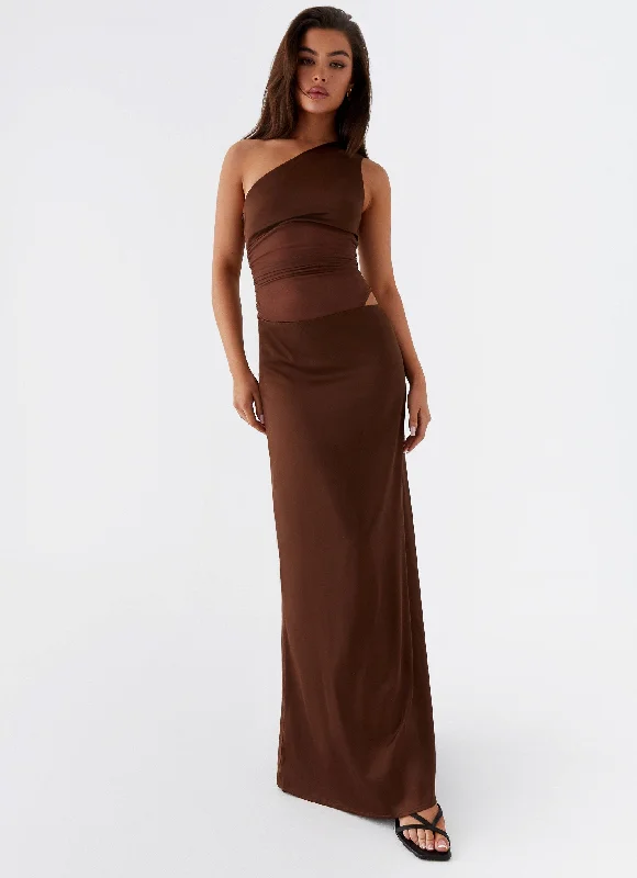 Festival - Inspired Casual Dresses with Bohemian Flair Juliette Maxi Dress - Chocolate Festival - Inspired Casual Dresses with Bohemian Flair Juliette Maxi Dress - Chocolate