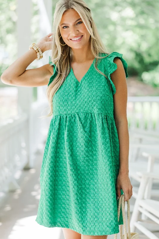 Brand - Specific Casual Dresses from Popular Labels​ This Is The Life Green Babydoll Dress