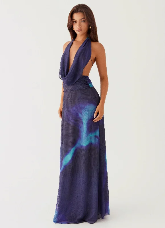 Sequined Casual Dresses for Special Occasions Elysia Chiffon Maxi Dress - Cyber Rose Sequined Casual Dresses for Special Occasions Elysia Chiffon Maxi Dress - Cyber Rose