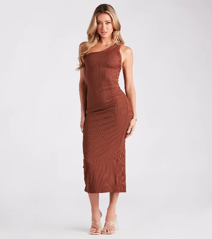 A - Line Casual Dresses for a Flattering Silhouette​ Flirt With Confidence Strappy Back Midi Dress