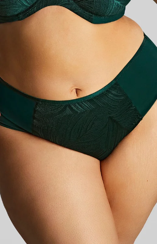 Women's leopard - print briefs for a wild look Illuminate Deep Brief In Dark Green - Panache Women's leopard - print briefs for a wild look Illuminate Deep Brief In Dark Green - Panache