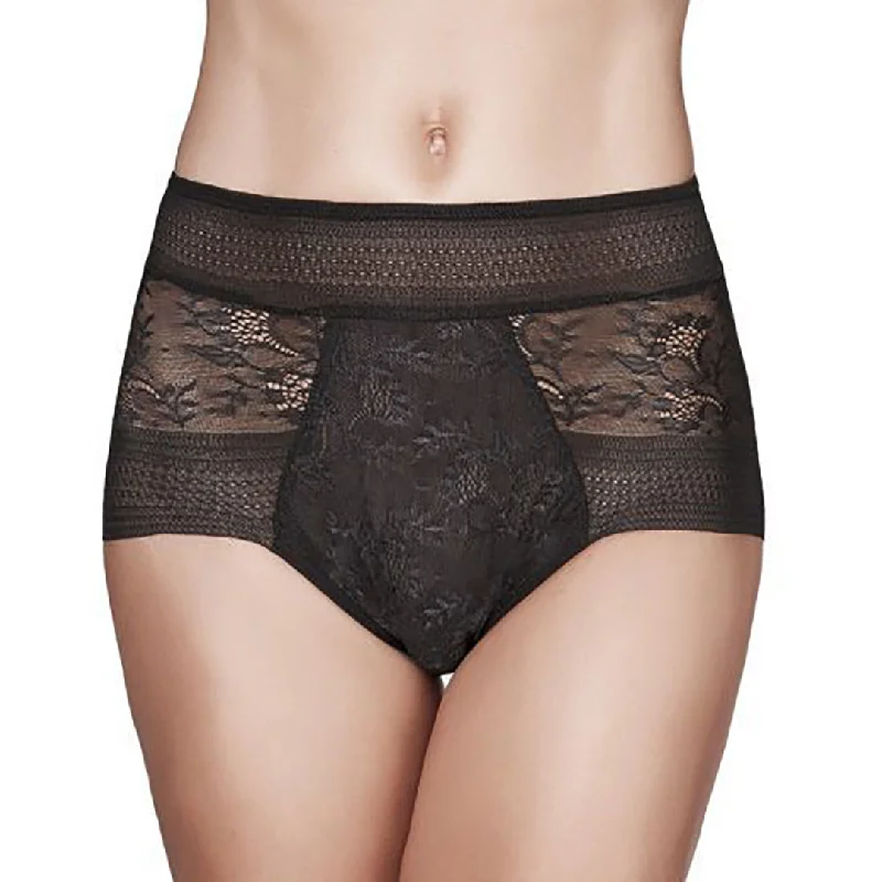 Women's spandex - blend briefs for stretch Carey Magic Band High Brief In Black - Janira Women's spandex - blend briefs for stretch Carey Magic Band High Brief In Black - Janira