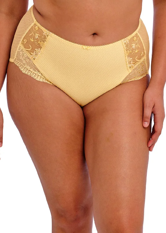 Women's cashmere - blend briefs for extra softness Charley Full Brief In Lemon Fizz - Elomi Women's cashmere - blend briefs for extra softness Charley Full Brief In Lemon Fizz - Elomi
