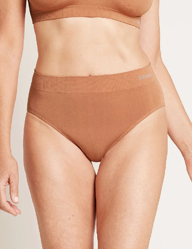 Women's satin - finished briefs for a smooth touch Full Briefs - Nude 2