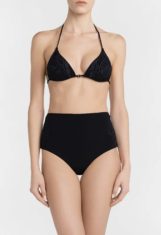 Women's lingerie - set briefs for a matching ensemble High-waisted briefs