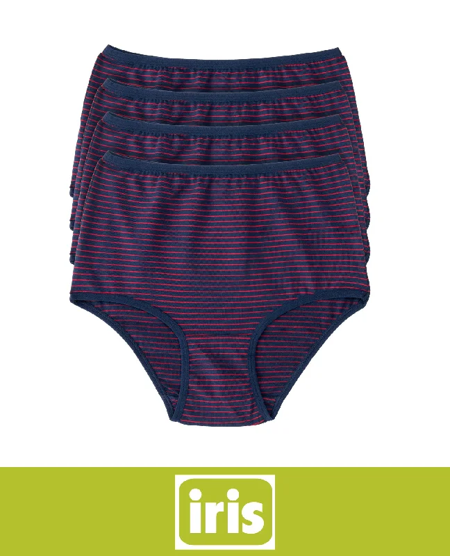 Navy Red Stripe