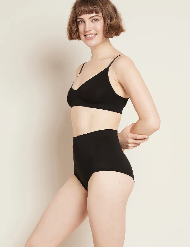 Women's support - enhanced briefs for added comfort LYOLYTE® Full Boyleg Brief - Black