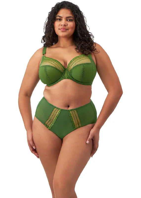 Women's hipster briefs with a ribbed texture Matilda Full Brief In Jungle - Elomi