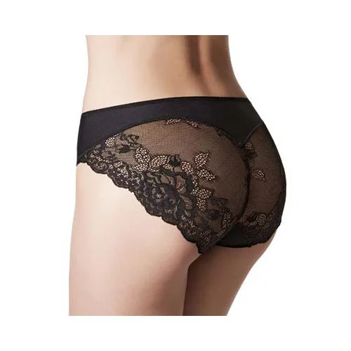 Women's travel - friendly briefs for easy packing Niki Greta Brief In Black - Janira Women's travel - friendly briefs for easy packing Niki Greta Brief In Black - Janira