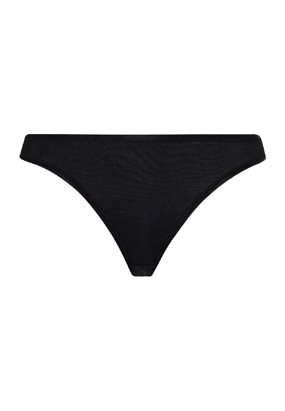 seamless wireless panties for women for a carefree experience Cotton Seamless Bikini | Black 71624-019