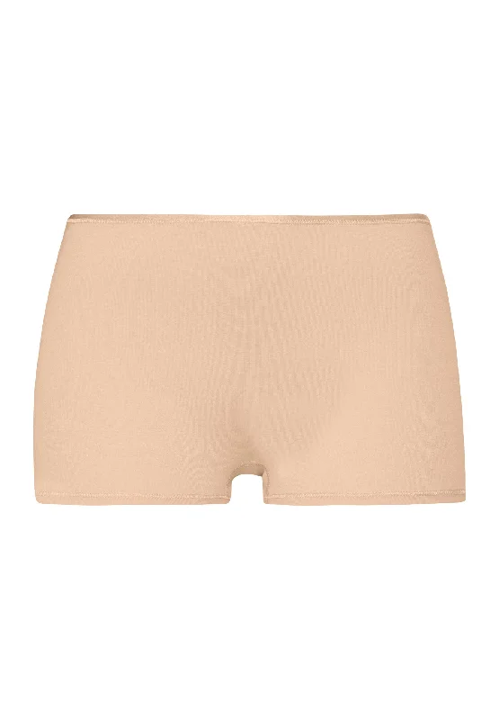 seamless shapewear panties for women with a flattering figure Cotton Seamless Boyleg | Beige 71631-274