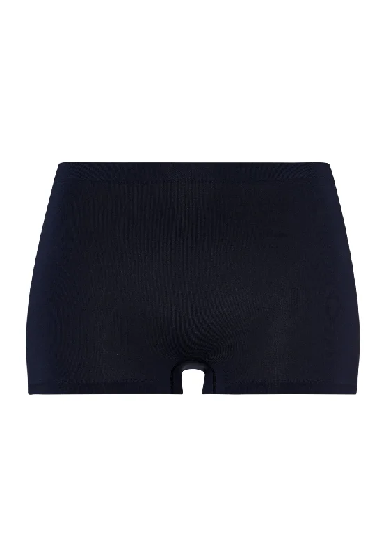 seamless printed panties for women with fashion Touch Feeling Boyleg | Deep Navy 71822-1610