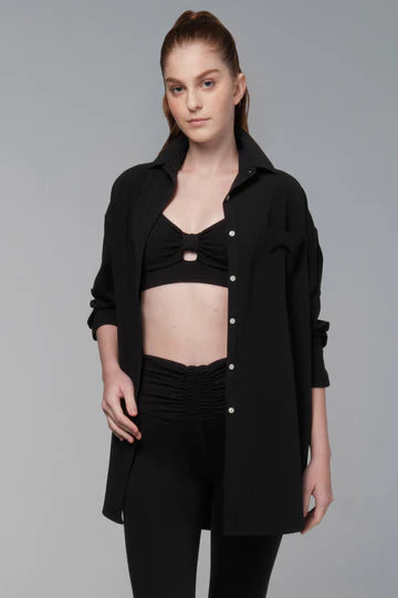 Underwire bikini briefs for added support​ 925 Fit Women's Chez-Mise Waterproof Long Sleeve Shirt - Black