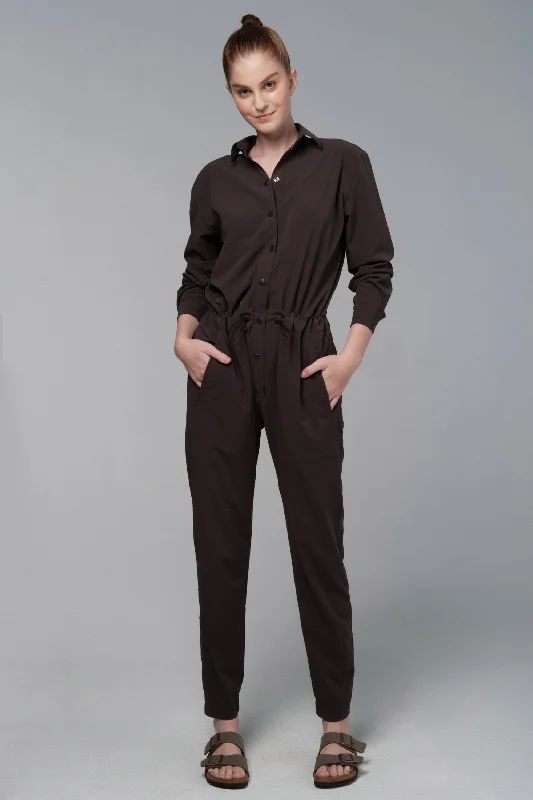 String bikini briefs for a sexy look 925 Fit Women's I Will Survive Waterproof Jumpsuit - Coffee Brown String bikini briefs for a sexy look 925 Fit Women's I Will Survive Waterproof Jumpsuit - Coffee Brown