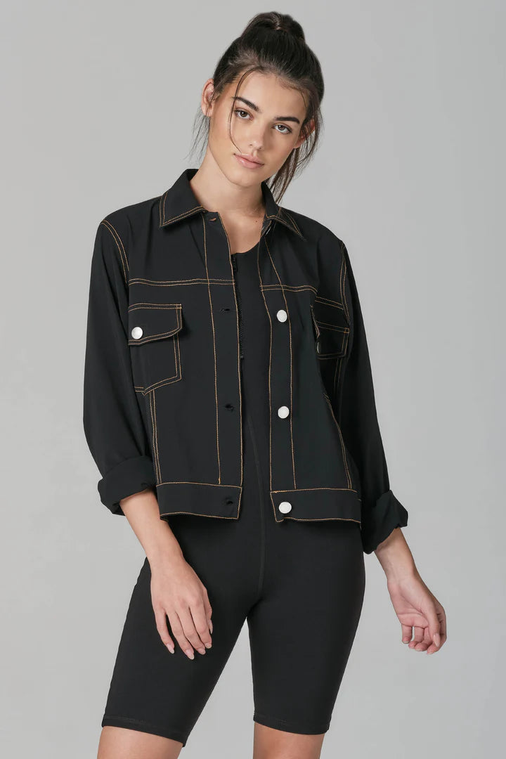 Seamless bikini briefs for a smooth look 925 Fit Women's Jean in a Bottle Button Down Jacket - Black Seamless bikini briefs for a smooth look 925 Fit Women's Jean in a Bottle Button Down Jacket - Black