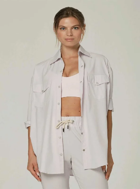 Bikini briefs with adjustable straps​ 925 Fit Women's Black Tie Button Down Long Sleeve Shirt - Rose Water Off White