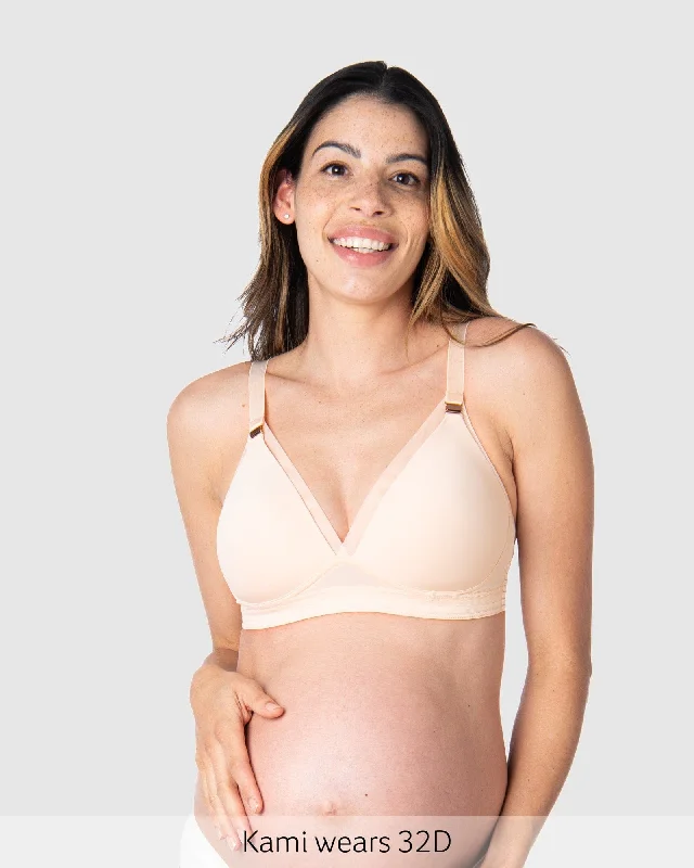 breathable fabric women nursing bra Ambition T-Shirt Nursing Bra - Shell