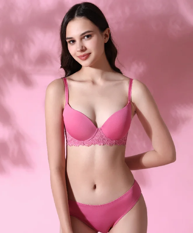 printed women bra and panty sets with animal prints Be Mine Demi Bra Set 707-73653