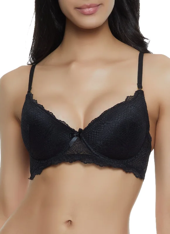 Women's Tummy Control Lingerie  Convertible Strap Plunge Bra