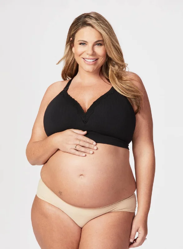 sleep - friendly easy - access women nursing bra Cake Maternity: Tutti Frutti Bamboo Maternity And Nursing Bra Black sleep - friendly easy - access women nursing bra Cake Maternity: Tutti Frutti Bamboo Maternity And Nursing Bra Black