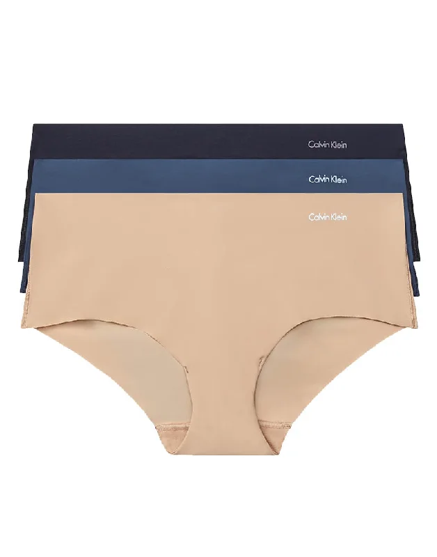 period panties for women with leak - proof protection Calvin Klein Women Invisibles Hipster Panty 3 Pack Speakeasy/Light Caramel/Black QD3559 period panties for women with leak - proof protection Calvin Klein Women Invisibles Hipster Panty 3 Pack Speakeasy/Light Caramel/Black QD3559
