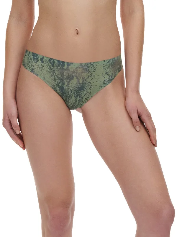 wireless panties for women with no discomfort Chantelle SoftStretch Python Thong Panty 11D9