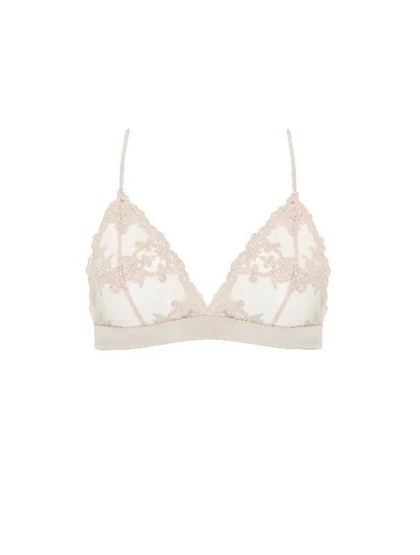 Non wired bras with underbust band for support​ Dahlia Curve Boudoir Bra