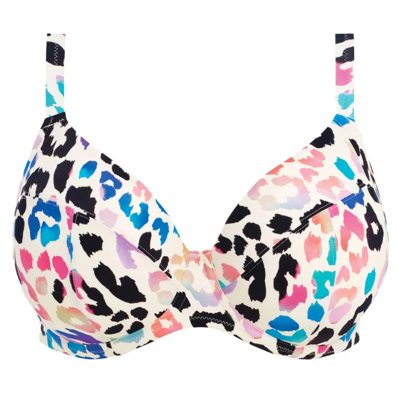 Neon - colored bikini briefs for a bold statement​ Elomi Party Bay Plunge Bikini Top