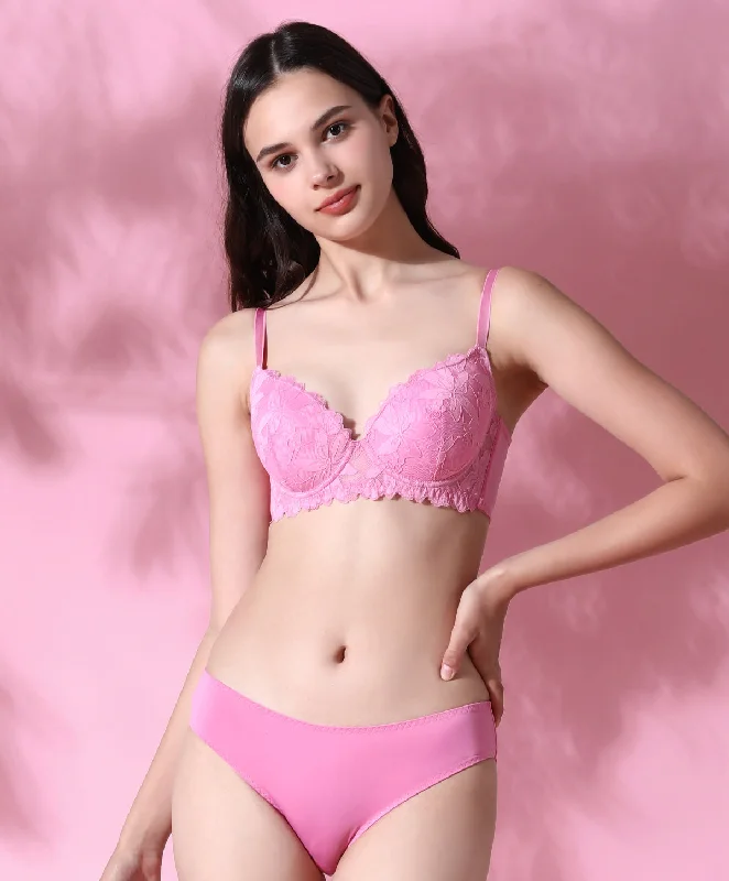 thong panty women bra and panty sets for minimal coverage Enchanted Demi Bra Set 707-73660