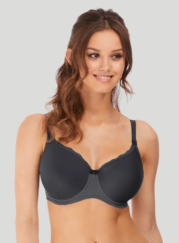 moisture wicking women nursing bra Freya: Pure Sculpt Moulded Soft Cup Nursing Bra Slate moisture wicking women nursing bra Freya: Pure Sculpt Moulded Soft Cup Nursing Bra Slate