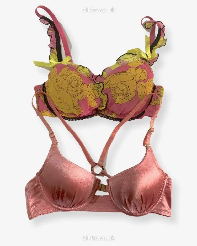 wireless women nursing bra for a natural feel Pack of 2 - Front Open Bra with Button - Soft Padded Underwired Bra Imported Stocklot Branded Front Open Bra wireless women nursing bra for a natural feel Pack of 2 - Front Open Bra with Button - Soft Padded Underwired Bra Imported Stocklot Branded Front Open Bra