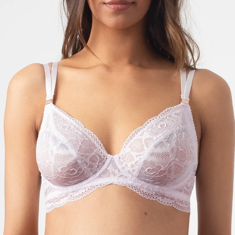 printed pattern women nursing bra HEROINE PLUNGE LILAC NURSING BRA - FLEXI UNDERWIRE printed pattern women nursing bra HEROINE PLUNGE LILAC NURSING BRA - FLEXI UNDERWIRE