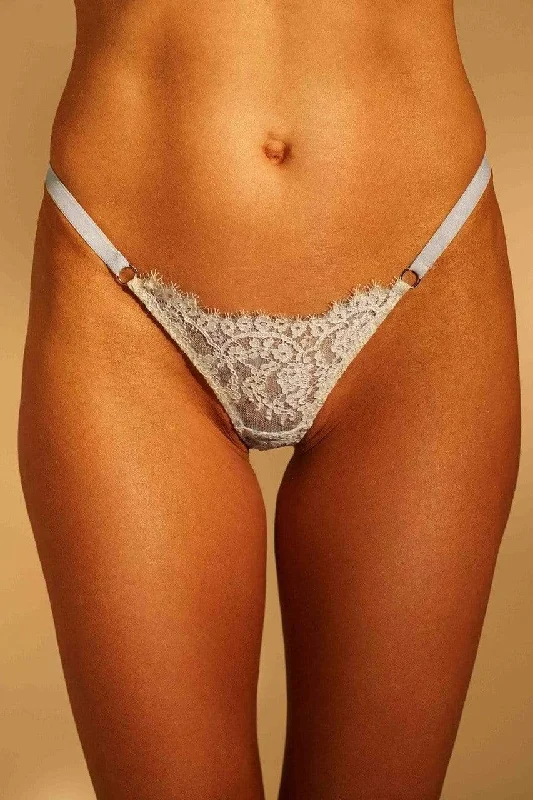 wireless panties for women with no discomfort Lacy Panties in Blue