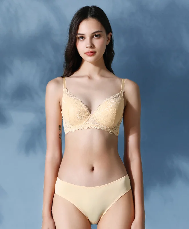 wireless bra women bra and panty sets for a natural look Magic Hour Demi Bra Set 707-73663