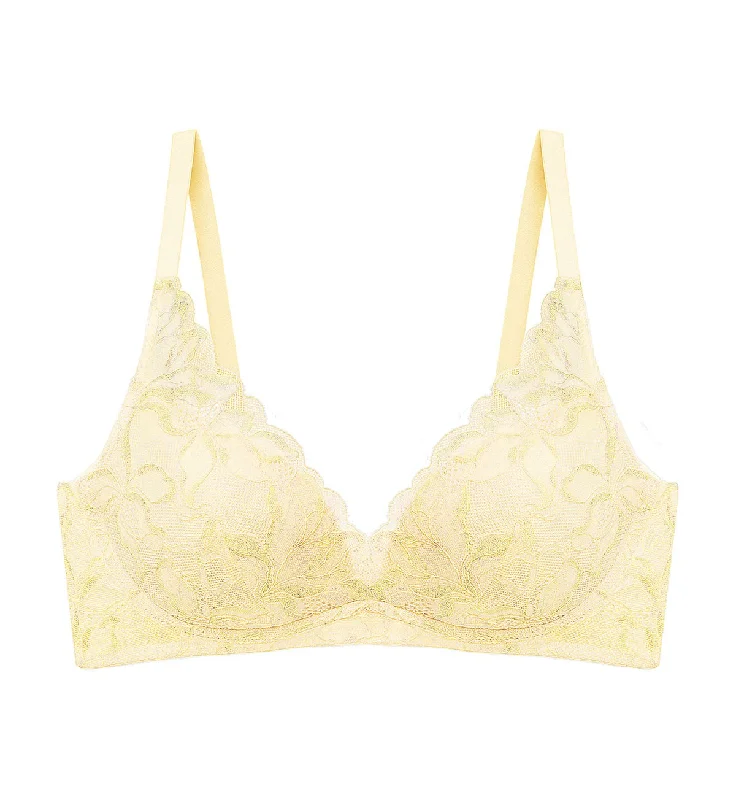 Breathable non wired bralettes for hot weather Magnolia Lace Non Wired Push Up Deep V Bra Breathable non wired bralettes for hot weather Magnolia Lace Non Wired Push Up Deep V Bra