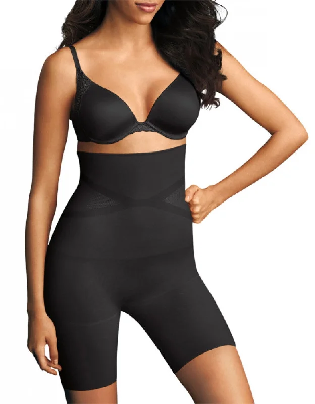 seamless printed panties for women with fashion Maidenform Control-It Slim Waisters Hi-Waist Thigh Slimmers 12622