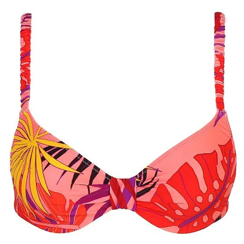 Low - rise bikini briefs with lace trim​ Marie Jo Swim Laura Full Cup UW Bikini Top Fiori
