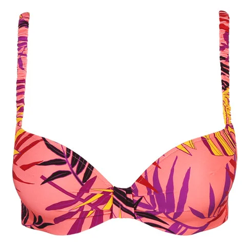 Seamless bikini briefs for a smooth look​ Marie Jo Swim Moulded Laura Plunge  Bikini Top Fiori