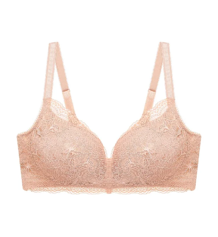 Non wired bralette with a bandeau style Natural Elegance Delicate Non-Wired Padded Bra Non wired bralette with a bandeau style Natural Elegance Delicate Non-Wired Padded Bra