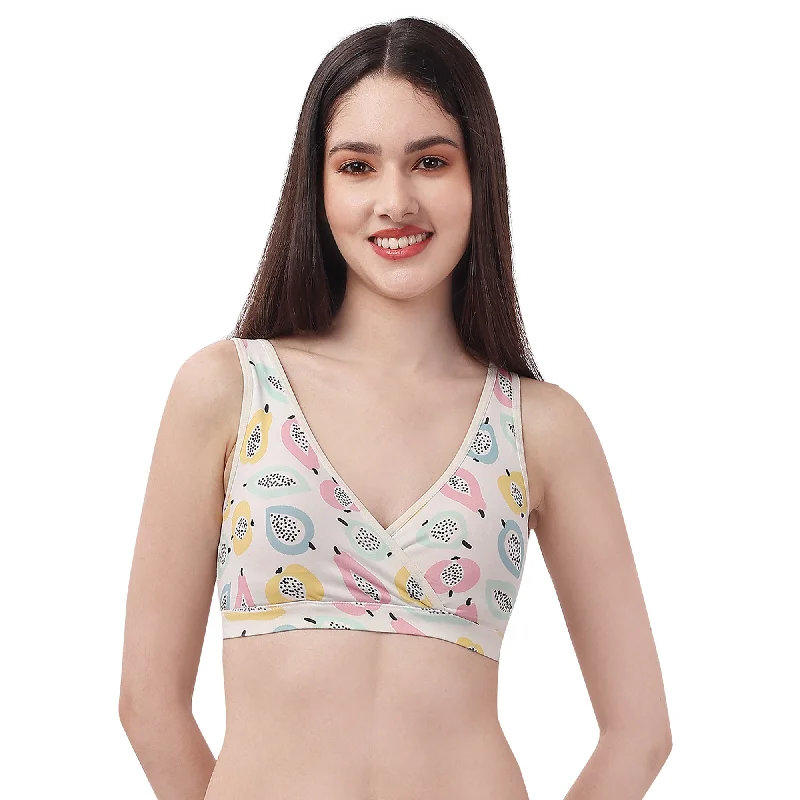 Non wired bralette with floral embroidery Non Padded Non Wired Lounge Bra with Removable Cups BB-05 Non wired bralette with floral embroidery Non Padded Non Wired Lounge Bra with Removable Cups BB-05