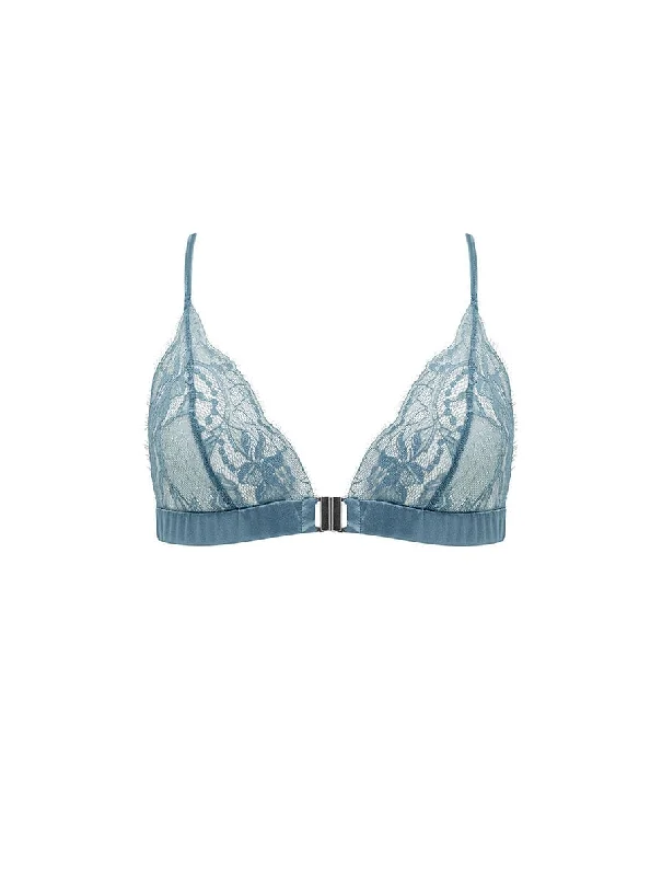 Non wired bras with underbust band for support​ Ocean Boudoir Bra