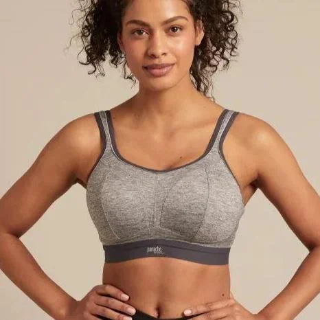 Breathable non wired bras made of cotton​ Panache Non-Wired Sports Bra 7341