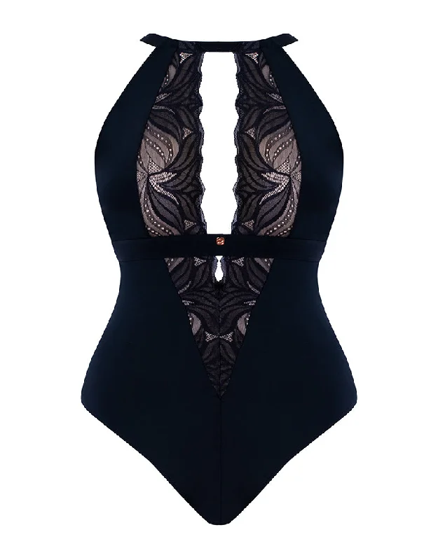 Non wired nursing bras with a stretchy material Scantilly Indulgence Multiway Stretch Lace Body Black/Latte Non wired nursing bras with a stretchy material Scantilly Indulgence Multiway Stretch Lace Body Black/Latte