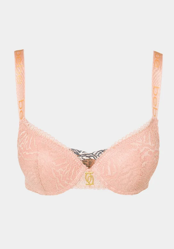 Women's Satin Sleepwear Lingerie  Lace Mega Push-Up Bra